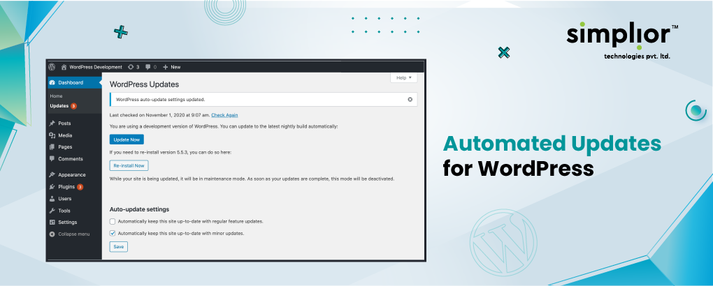 Automated Updates for WordPress - Simplior